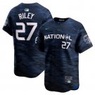 Braves #27 Austin Riley Royal 2023 All Star Stitched Jersey