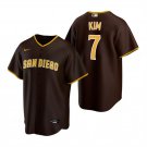 Men's Womens Youth Ha-Seong Kim Padres Cool Baseball Stitched Jersey Brown