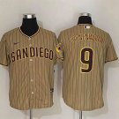 Mens Womens Youth Padres #9 Jake Cronenworth Jersey Tan Brown