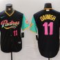 Any Size SDP #11 Yu Darvish Black Player Number Fashion Player Jersey