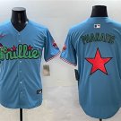 Men's Philadelphia Phillies Light Blue Phanatic Limited Stitched Jersey