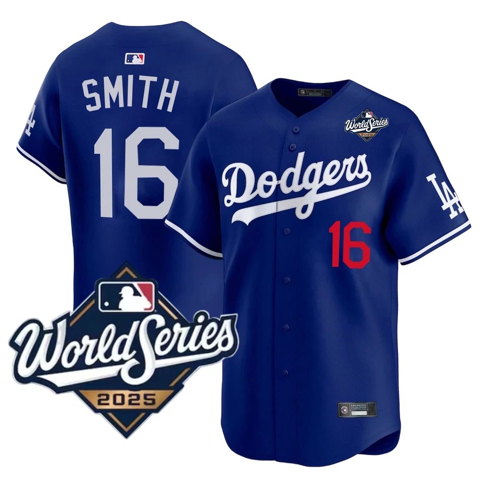 LAD #16 Will Smith Royal 2025 World Series Limited Jersey