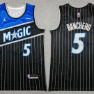 Magic #5 Paolo Banchero Black 2025 New Generation of Magic Stitched Jersey