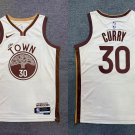 Warriors #30 Stephen Curry City Basketball Jersey White 2026