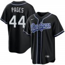 Los Angeles Dodgers #44 Andy Pages Black Lights Out Jersey