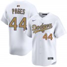 Los Angeles Dodgers #44 Andy Pages 2025 White Gold Collection Limited Jersey