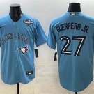 TOR #27 Vladimir Guerrero Jr. Blue 2025 World Series Cool Base Stitched Jersey