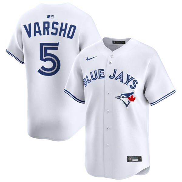 Toronto Blue Jays #5 Daulton Varsho Nike White Home Limited Jersey