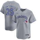 Toronto Blue Jays #25 Anthony Santander Nike Gray Road Limited Player Jersey