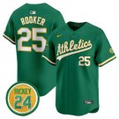 Oakland Athletics #25 Brent Rooker Green 2024 Limited With Patch Jersey