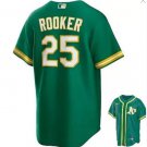 Oakland Athletics #25 Brent Rooker Green Limited Cool Base Jersey