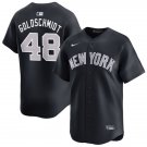 NYY #48 Paul Goldschmidt Navy Grey Alternate 2nd New York Jersey With Name