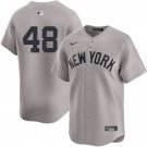 New York Yankees #48 Paul Goldschmidt Nike Gray Away Limited Player Jersey