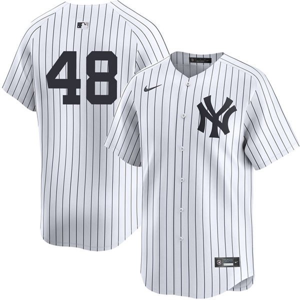 New York Yankees #48 Paul Goldschmidt Nike White Home Limited Player Jersey