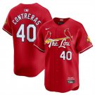 St. Louis Cardinals #40 Willson Contreras Red 2024 City Baseball Jersey