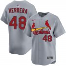 St. Louis Cardinals #48 Ivan Herrera Nike Gray Road Limited Player Jersey