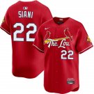 St. Louis Cardinals #22 Michael Siani Nike Red 2024 City Connect Limited Jersey