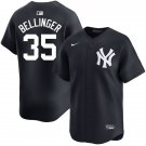 New York Yankees #35 Cody Bellinger Nike Navy Alternate With Name Limited Jersey