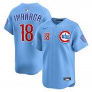 Chicago Cubs #18 Shota Imanaga Blues Alternate Limited Jersey