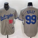 Los Angeles Dodgers #99 Joe Kelly Cool Baseball Jersey Gray