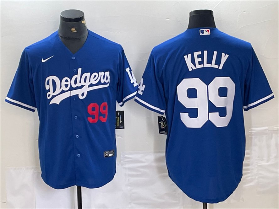 Los Angeles Dodgers #99 Joe Kelly Cool Baseball Jersey Royal