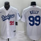 Los Angeles Dodgers #99 Joe Kelly Cool Baseball Jersey White