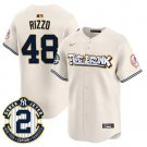 Anthony Rizzo NYY The Bronx Graffiti Gold Trim Vapor Premier Limited Cream Jersey