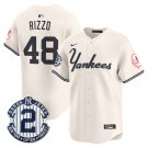 Anthony Rizzo NYY Throwback Vapor Premier Limited Cream Jersey