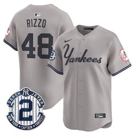 Anthony Rizzo New York Yankees Throwback Vapor Premier Limited Gray Jersey