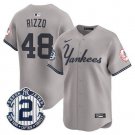 Anthony Rizzo New York Yankees Throwback Vapor Premier Limited Gray Jersey