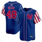 Anthony Rizzo New York Yankees 2024 Independence Day Vapor Premier Limited Royal Jersey