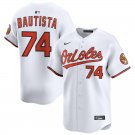 Felix Bautista Baltimore Orioles White 2025 Official Limited Jersey