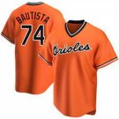 Baltimore Orioles #74 Felix Bautista Nike Orange Pullover Cooperstown Collection Jersey