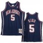 Men's Nets #5 Jason Kidd Throwback Basketball AU Jersey Black