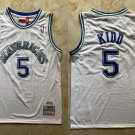 Men's Dallas Mavericks #5 Jason Kidd Basketball Jersey White
