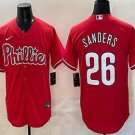 Men Women & Youth Philadelphia Phillies #26 Ben Sanders Red Cool Base Stitched Jersey