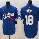 Men Women & Youth Dodgers #18 Yoshinobu Yamamoto MVP Blue Limited Stitched Jersey