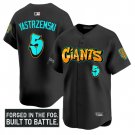 Mike Yastrzemski Jersey #5 San Francisco Giants Graffiti Fog City Drop Black