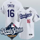 Los Angeles Dodgers #16 Will Smith White 2025 World Series Home Limited Jersey