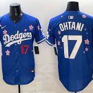 Dodgers #17 Shohei Ohtani Royal 2025 World Series Champions Patch Tokyo Jersey