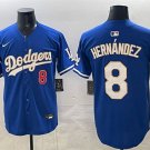 Dodgers #8 Enrique Hernández Royal 2025 World Series Champions Patch Limited Jersey