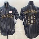 Men's Japan Baseball #18 Yoshinobu Yamamoto Black World Baseball Classic Stitched Jersey