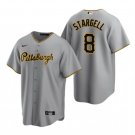 Mens Womens Youth Pittsburgh Pirates #8 Willie Stargell Cool Jersey Grey