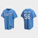 Men’s Kansas City Royals Brad Keller Alternate Jersey – Light Blue