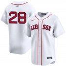 Boston Red Sox #28 Kristian Campbell Nike White Home Limted Player Jersey