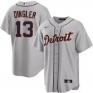 Detroit Tigers #13 Dillon Dingler Gray Cool Base Stitched Baseball Jersey