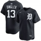 Detroit Tigers #13 Dillon Dingler Nike Navy White Alternate Limited Player Jersey