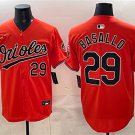 Men's Baltimore Orioles #29 Samuel Basallo Orange 2025 Limited Stitched Jersey