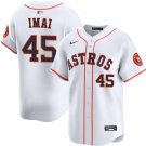 Men's Houston Astros #45 Tatsuya Imai White 2026 Home Limited Stitched Jersey