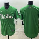 Men's Philadelphia Phillies Blank Green Limited Stitched Jersey